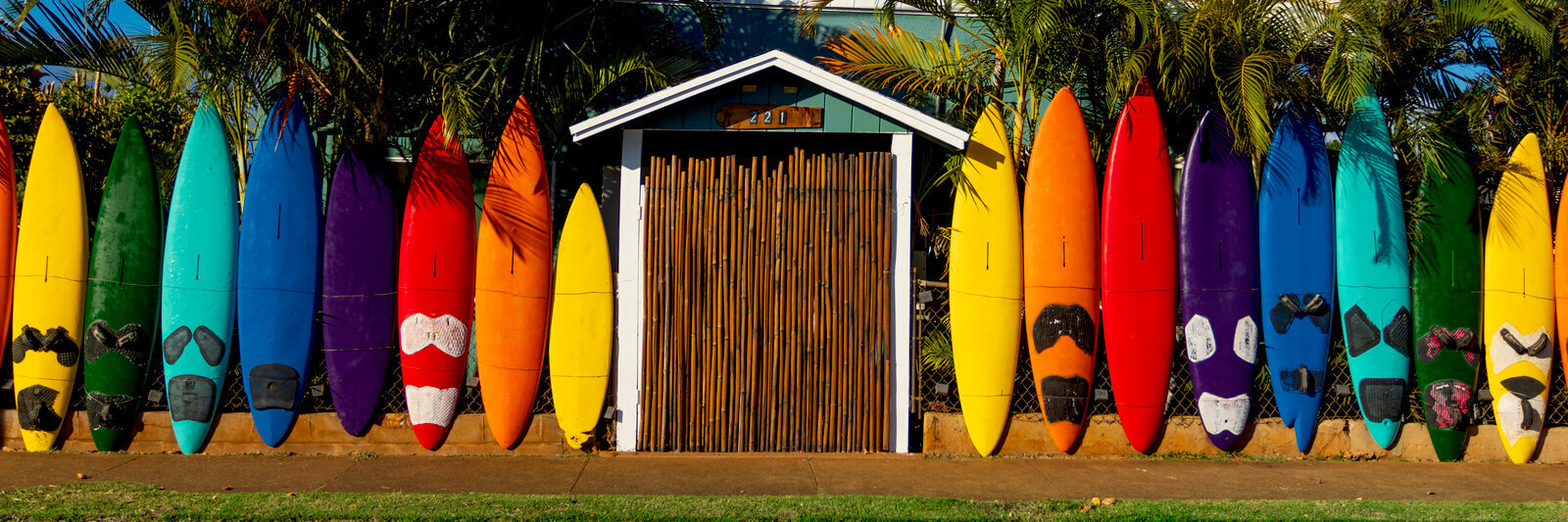 Surf Board Fence